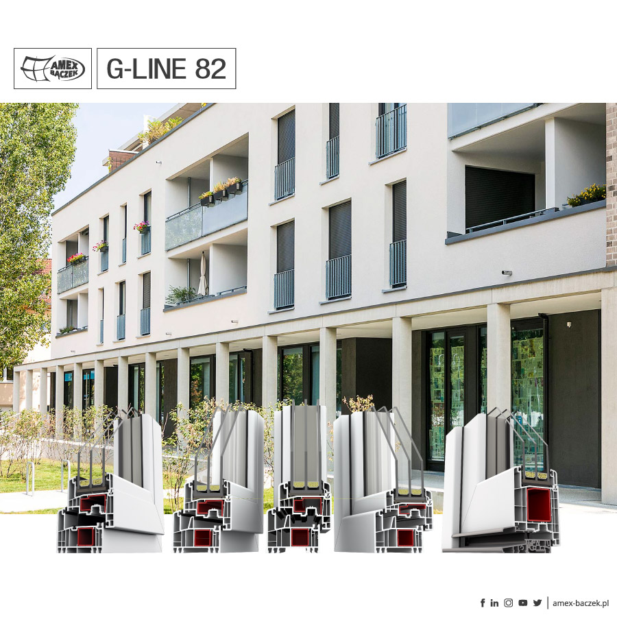 G-LINE 82 – okno PVC o wielu możliwościach