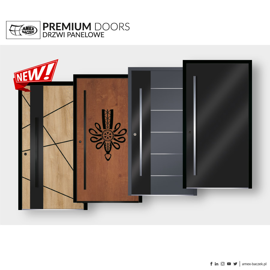 Nowe modele drzwi panelowych PREMIUM DOORS