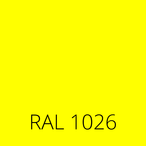 RAL 1026 świetlisty żółty luminous yellow