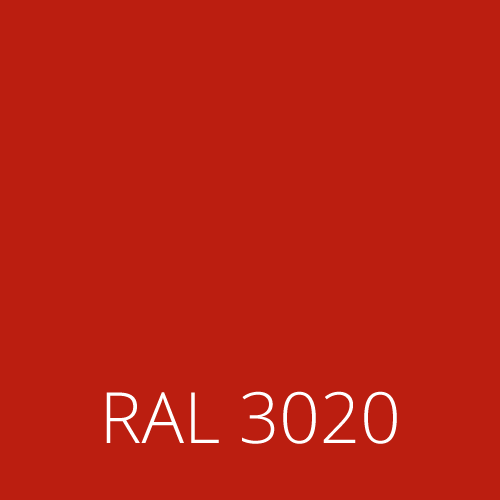 RAL 3020 czerwień kubańska traffic red