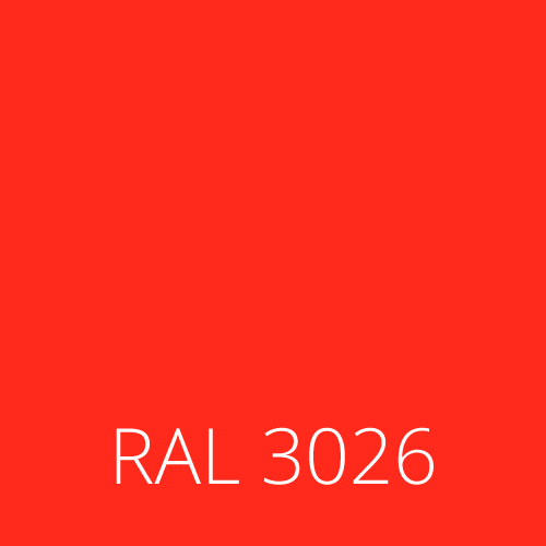 RAL 3026 świetlisty jasno-czerwony luminous bright red