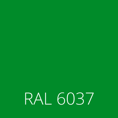 RAL 6037 czysta zieleń pure green