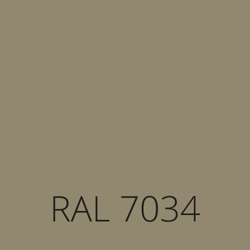 RAL 7034 szaro-żółty yellow grey