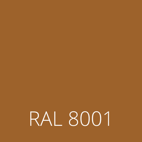 RAL 8001 ochra brązowa ochre brown