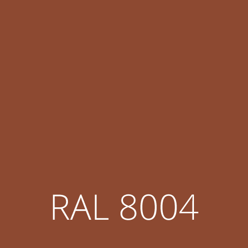 RAL 8004 brązowy miedziany copper brown