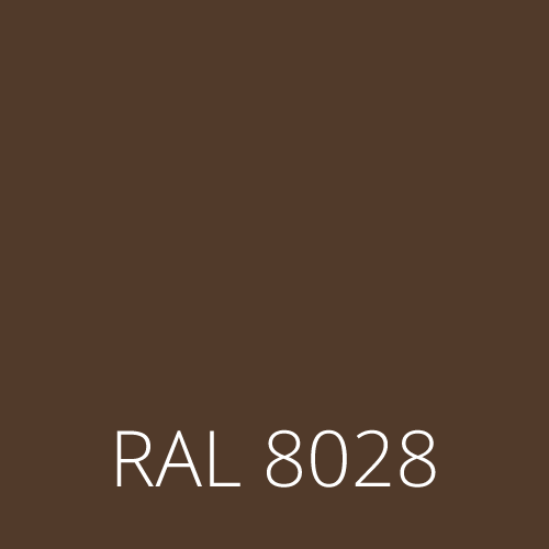 RAL 8028 terra brązowy terra brown