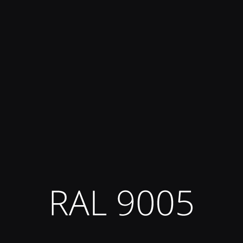 RAL 9005 czarny jak kruk jet black