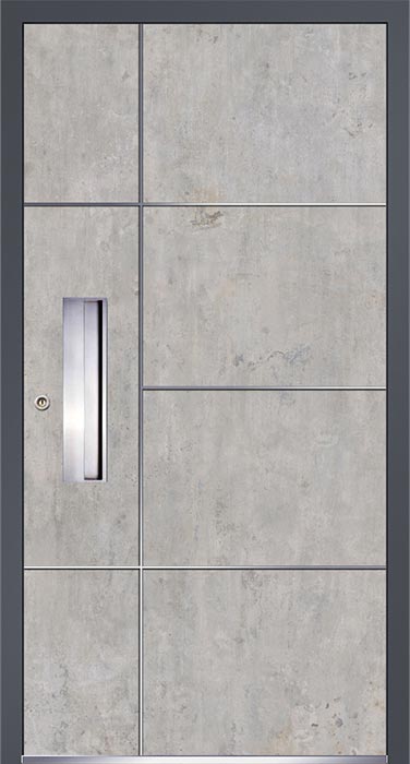 Drzwi wejściowe CE-LINE AB-CE 01 beton